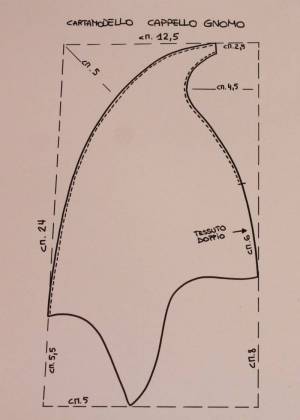 Выкройка гнома своими руками