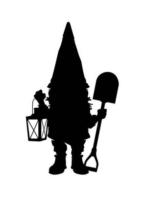 Трафареты Гнома для вырезания из бумаги