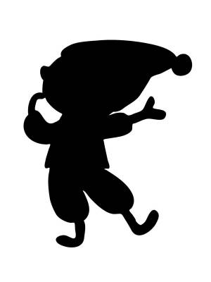 Трафареты Гнома для вырезания из бумаги