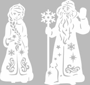 Шаблоны новогодние рисунки