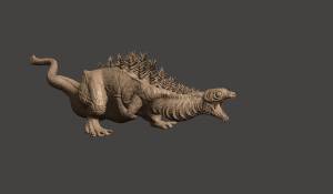 Файл STL KAMATA KUN SHIN GODZILLA 2nd Form Kaiju