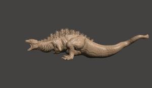 Файл STL KAMATA KUN SHIN GODZILLA 2nd Form Kaiju