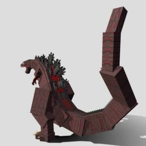 Мод Shin Godzilla для Minecraft
