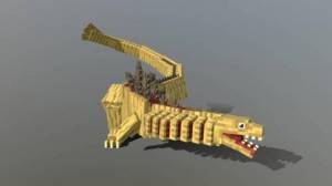 Мод Shin Godzilla для Minecraft
