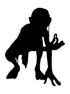 Трафареты Голлум