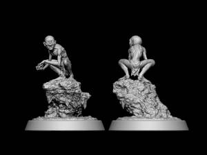 Файл STL Голлум