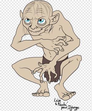 Gollum Drawing, Gollum, Голлум, Рисование, Картинки png