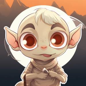 Голлум персонаж мультфильма «властелин колец» генеративный искусственный интеллект