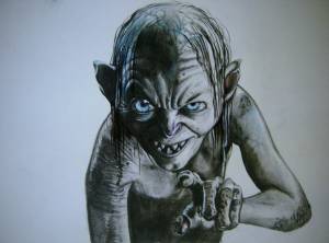 Хоббит Голлум иллюстрации