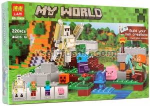 Конструктор Minecraft My World «Железный Голем 2»