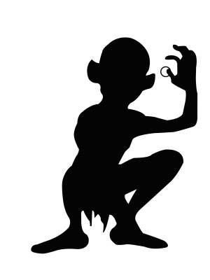 Трафареты Голлум