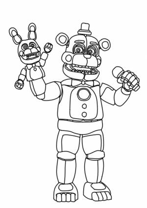 Трафарет фнаф