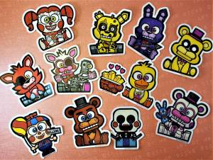 Трафарет фнаф