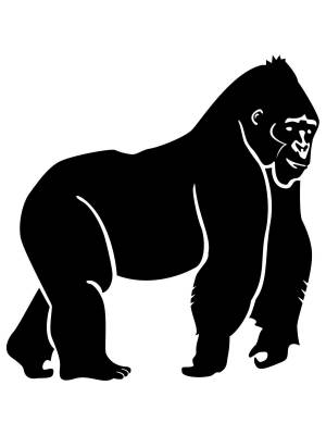 Трафареты Гориллы