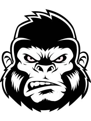 Трафареты Гориллы