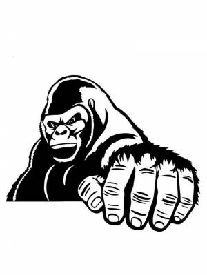 Трафареты Гориллы