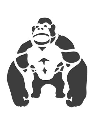 Трафареты Гориллы