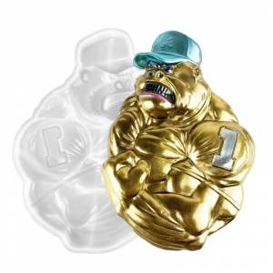 Формы из смолы в виде животных, сконовая зеркальная форма из смолы, легко снимается, реалистичная форма из смолы Gorilla, домашний декор