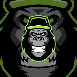 Шаблоны логотипов злой гориллы-талисмана