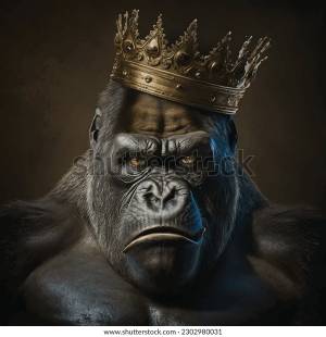 Cool King Kong Gorilla Crown