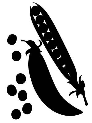 Трафареты Гороха