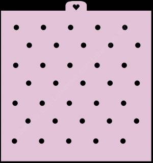 Трафарет «Горошек маленький