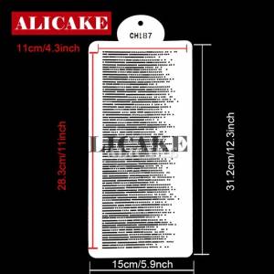 Трафарет для торта в горошек, форма узора, украшение торта, пластиковый кружевной трафарет для торта, трафареты, шаблон, «сделай сам», форма для рисования, инструменты для выпечки