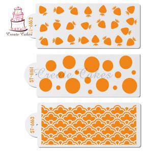 Новинка трафареты для торта в горошек