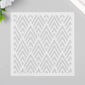 трафарет пластик Треугольники