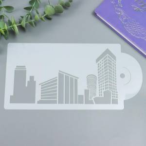 Трафарет Город 26*13 см