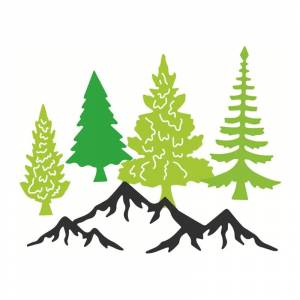 Металлические трафареты для резки лес клоуна, горы, трафареты для «сделай сам», Скрапбукинг