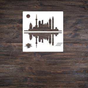 Трафареты для пляжа и леса, 20*20 см