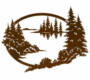 Природа трафарет