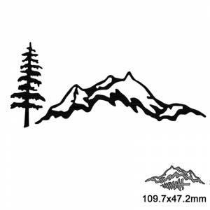 Металлические Вырубные штампы, вырубные штампы, форма для украшения гор, деревьев, скрапбукинга, бумаги, рукоделия, ножа, форма, лезвие, перфоратор, трафареты, новинка 2021