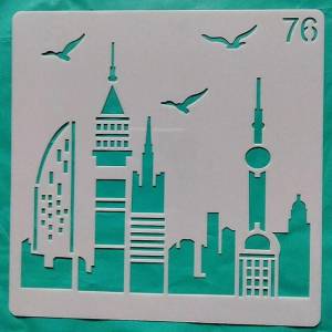 Трафареты для краски «СЕЛЬСКИЙ город», 13 х13 см, 1 шт