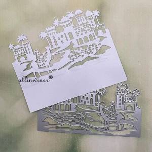 Город бетлеем рамка металлические штампы трафареты для «сделай сам» Скрапбукинг декоративное тиснение ручная работа штамповочный шаблон