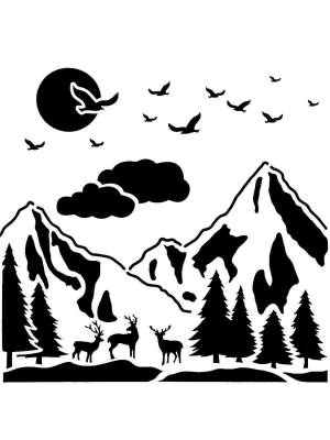 Трафареты Гор