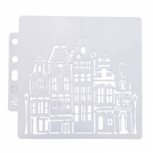 Трафареты для самостоятельной сборки дома, настенная живопись, скрапбукинг, новый дизайн, раскраска, тиснение, ремесленный альбом, декоративные бумажные карточки шаблон