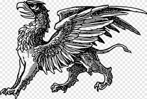 Opinicus, грифон, геральдический, дракон, лев, мифический, геральдика, эмблема, герб, существо, png