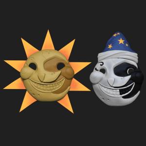 Файл STL MASK Moon fnaf ・Шаблон для 3D-печати для загрузки・Cults