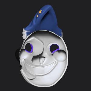Файл STL MASK Moon fnaf ・Шаблон для 3D-печати для загрузки・Cults