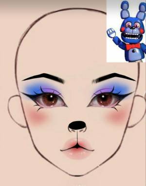 Fierce FNAF Character Makeup Inspiration