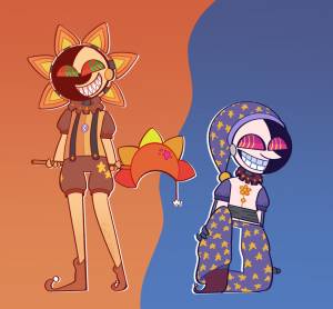 Арты фнаф секьюрити брич солнце