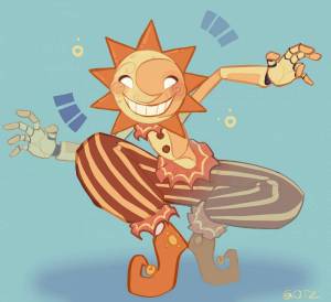 Картинки Солнце и луна фнаф 9