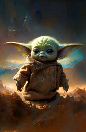 Картина “Малыш Грогу