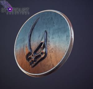 Файл STL Grogu Mudhorn beskar Mandalorian Plate The Foundling Rondel of Armor Baby Yoda medallion coin and keychain star wars 3D print model・Шаблон для загрузки и 3D-печати・Cults