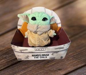 Star Wars Baby Yoda Grogu Plush Doll Toy The Child 8 Mandalorian Mattel Cute, цена 2 890 руб