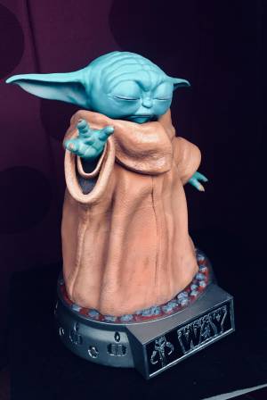 Файл STL Малыш Йода Грогу 1