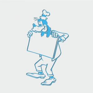 Трафарет Гуфи