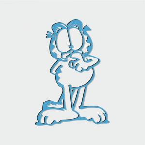 Трафарет Кот Гарфилд